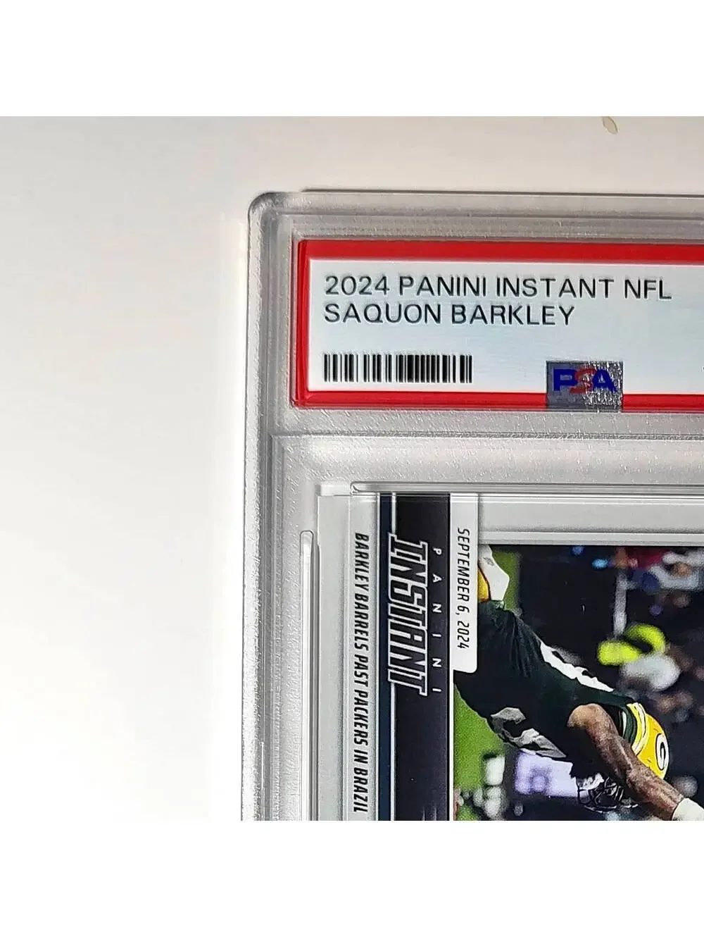 Saquon Barkley Rookie 2024 Panini Instant NFL #25 PSA 10 Gem Mint